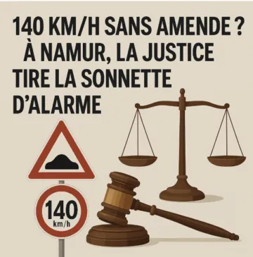 ⚖️ 140 km/h Without a Fine? In Namur, Justice Sounds the Alarm